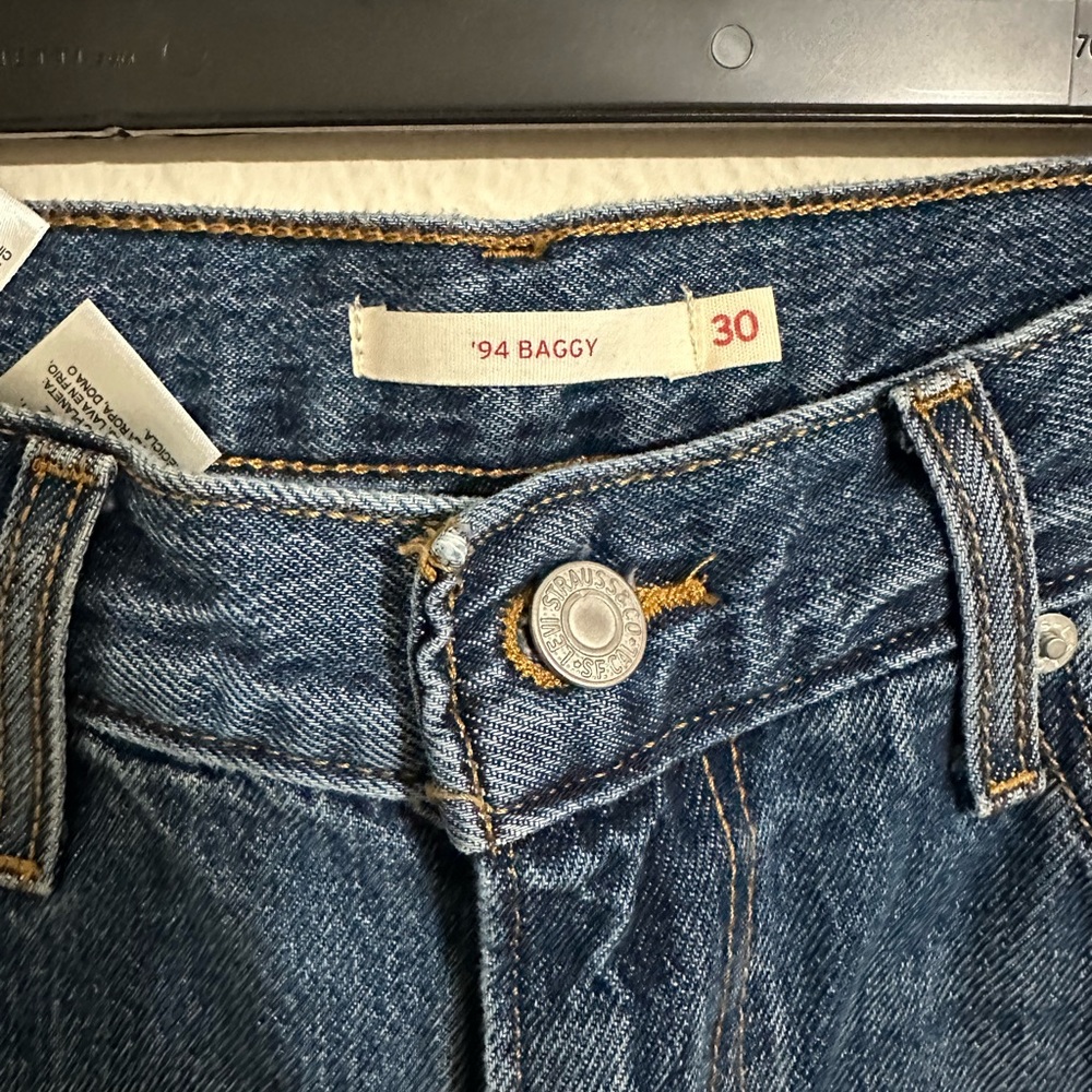Levis 94 Baggy women’s denim Jeans - Picture 6 of 7